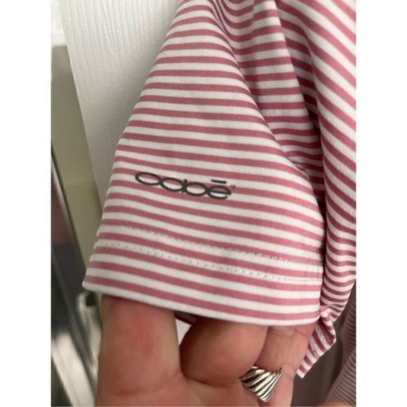 Oobe Red and White Golf Shirt. Size Small. Carolina Emblem on sleeve. - Picture 3 of 6